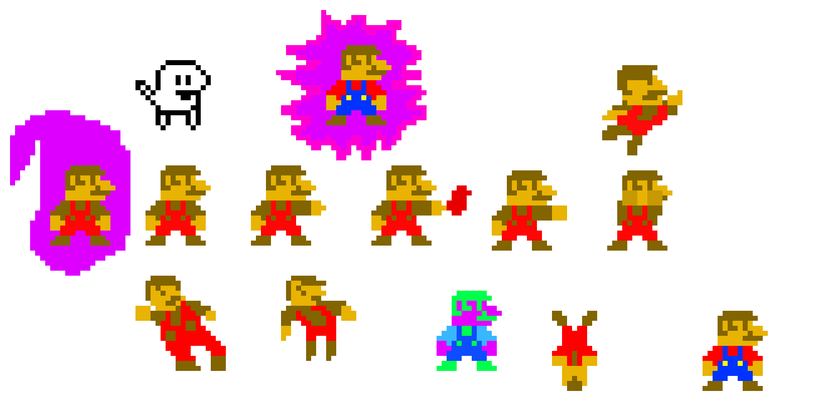 [9664c4] all my mario sprites