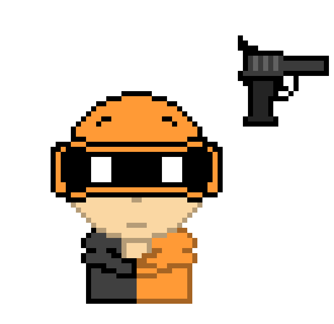 [7456f1] this is my oc sprite (update: SAL gave me the gun.)  -Bryson