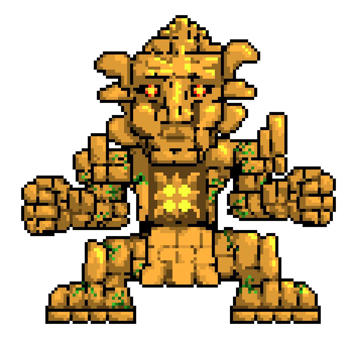 [06efd2] The Golem raises a signet to harness the stardust bolt and redirects it to the Lunatic Cultist.