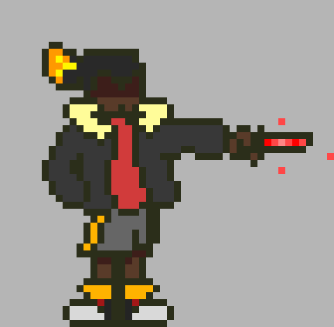 [2fbf6b] Ill make poses for this like the knife holstered behind the back, also he doesn't just have the true knife, he has like a big blade k?