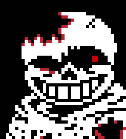 [fa1858] Does anyone have a gaster pixel art i can repixel a bit?? - Mix