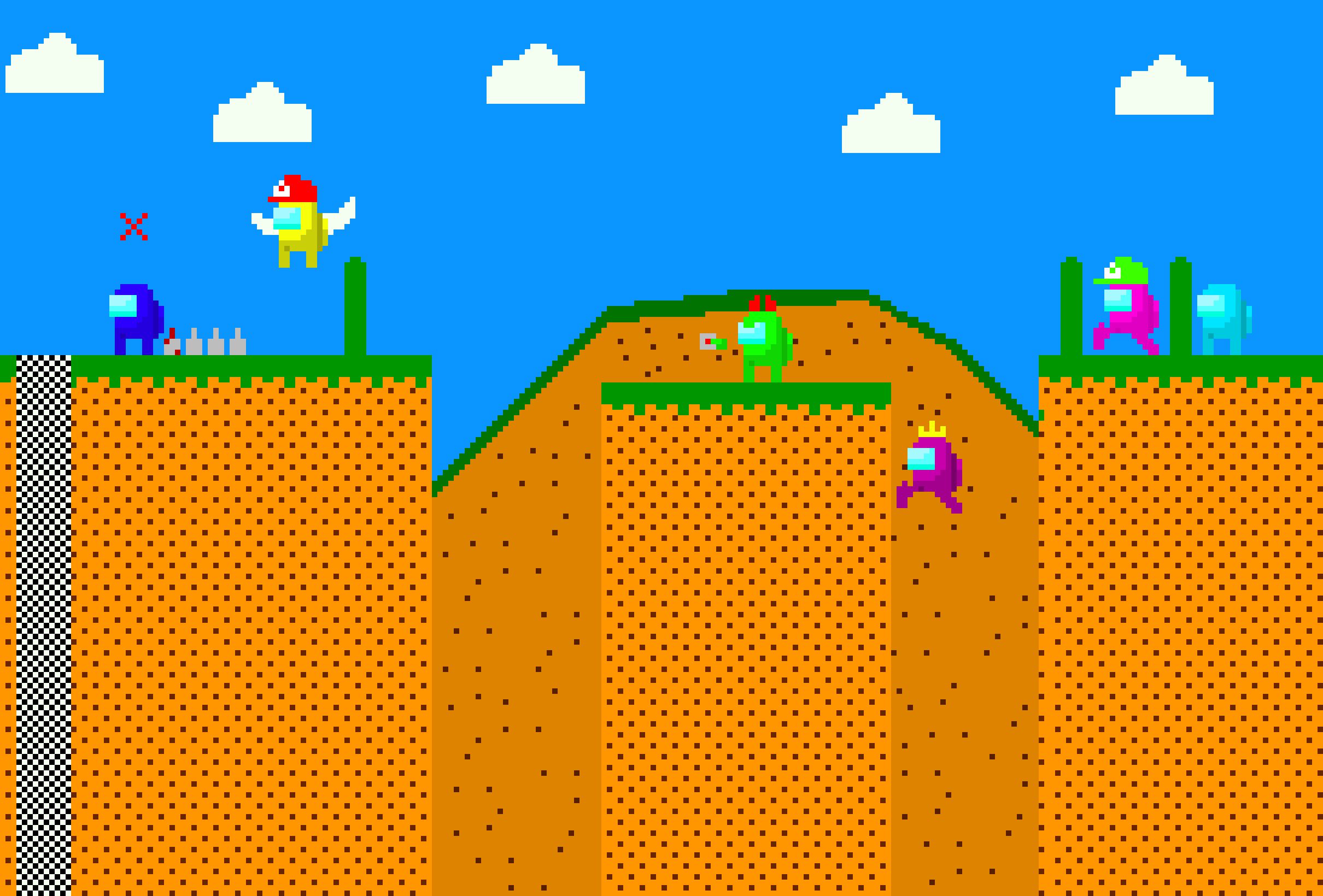 [acbc50] Super Among Us Complete! Second Chance update! Pay $1 to be saved from death like blue did!