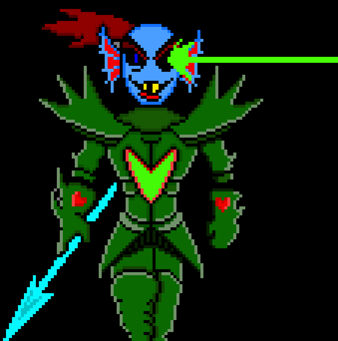 [a5c755] Undertale Undyne The Undying (colored)