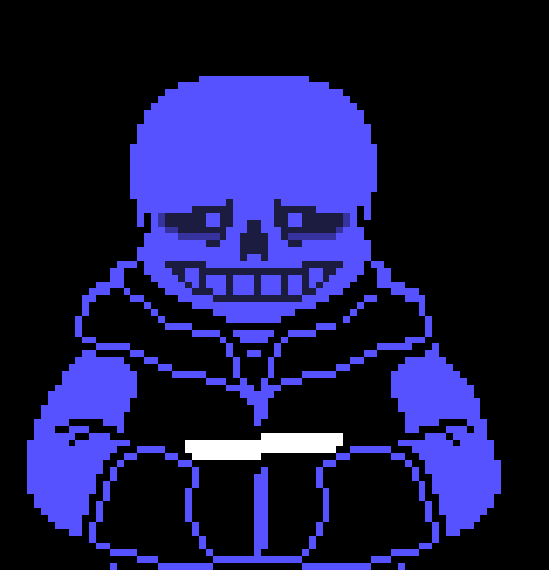 [55e4e5] -changes back to his normal form- -Negatale Sans