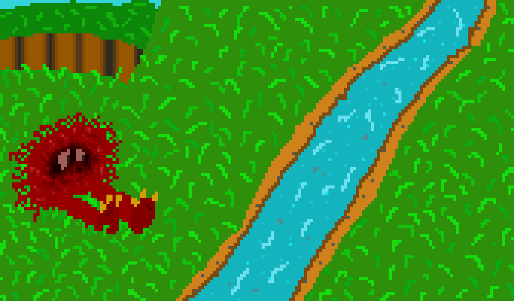 [5f9e4a] dude chilling by river