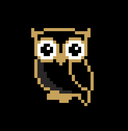 [480aef] Pixel Barn Owl