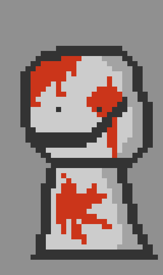 [1238d9] Ok. *he walks back to his house with even more blood on him* [Bob]