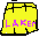 [6c8297] lakers pixal art
