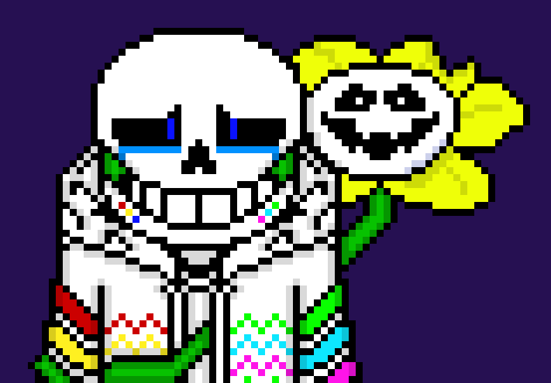 [71fafd] *Flowey made Multi grab Terror's arm so he couldn't rip him off*