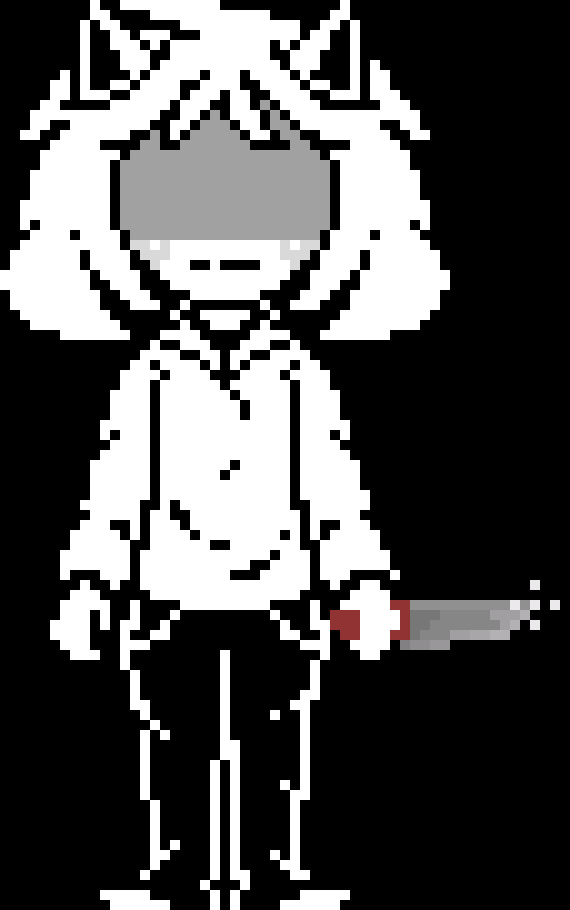 [be82ba] ... (Mocha equipped the dull knife)