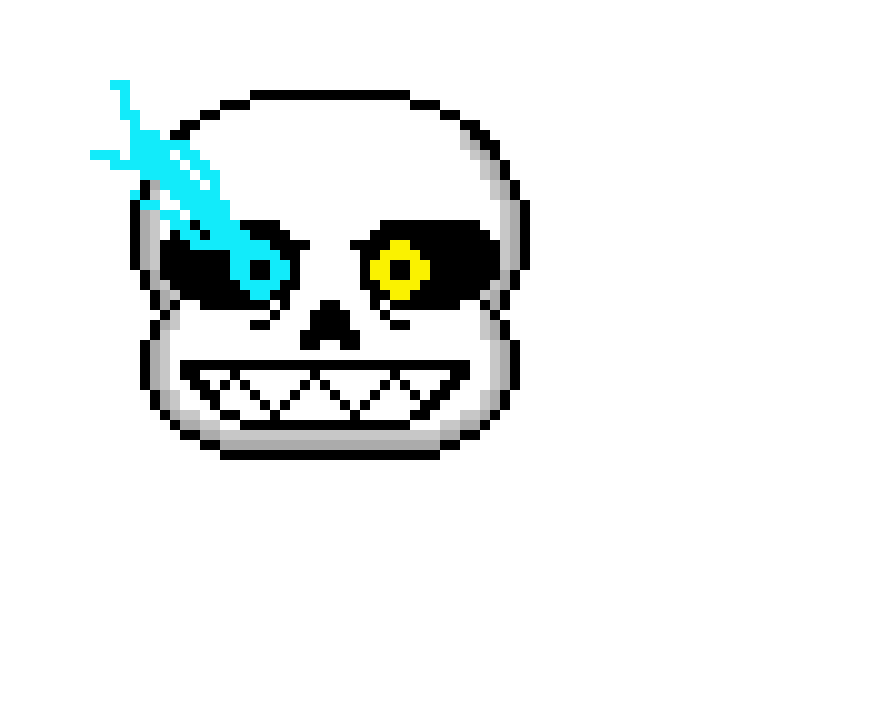 [3aa5ec] UnderFell Sans (head) Sprite