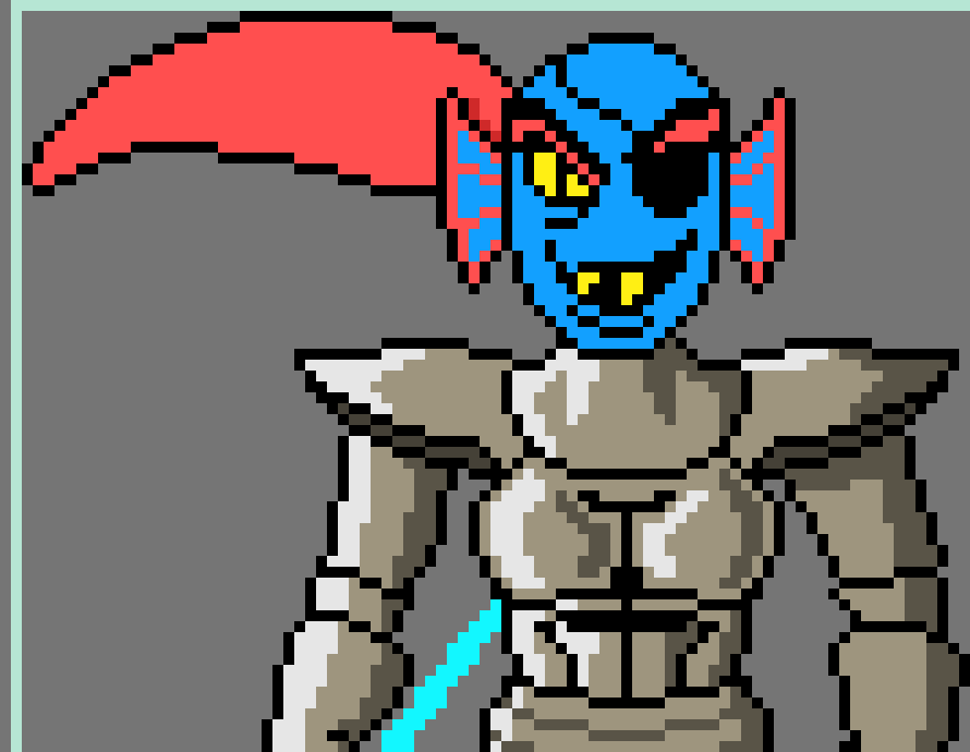 [988990] Undertale Undyne (Colored)