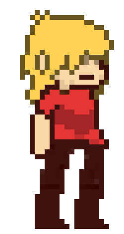 [d95e97] [Cough] Nice... I'm gonna go sit over [cough] there and read it... [cough] *He walks to a bean bag chair and flops down in it.*