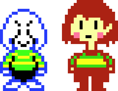 [e7a0a1] Spintale Asriel and Chara