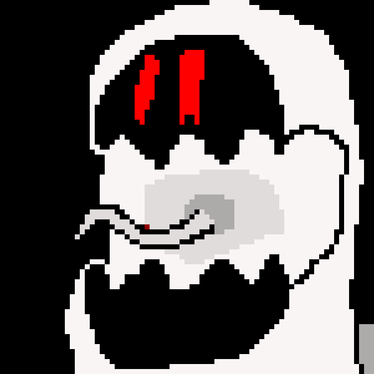 [4deb6f] *jumps over bones, gets hit by one blaster and dodges the last one*