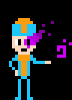 [f455be] (T wouldn't be hiding. He would be taunting the monsters.)