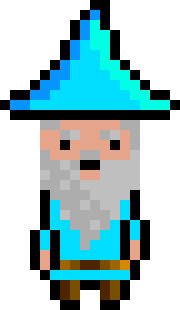 [bb0007] Pixel Wizard Diamond Idle AniF1