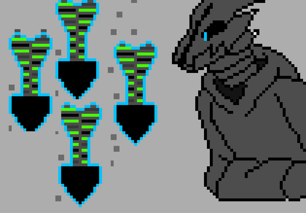 [7456f1] *spawn 10 decoys* *shoots 12 blasters and 24 bones*