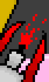 [12448a] Shoot the laser and almost hit hit jacob as HR-95 ran pass him*