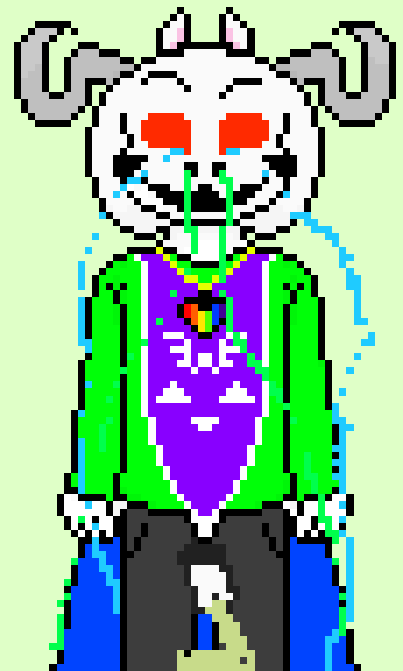 [3354ce] Asriel forgot to stop recording big rude fucking bastard peed on the ground