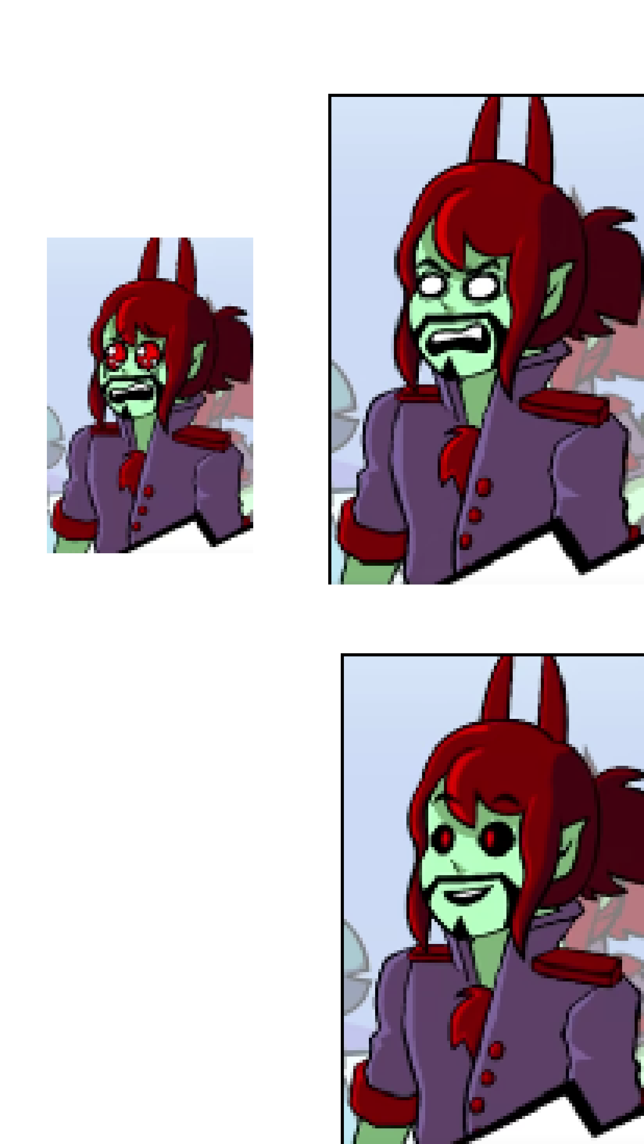 [2ff3e1] *Inhale* THESE WERE ALL TAKEN AT THE SAME SIZE-