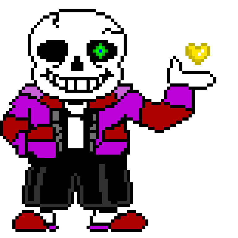 [81466a] D3T3RM1N3D M0N$T3R$ Sans Sprite POWER EYE 2