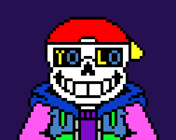 [0ae1f1] ((lol little does this moron know that lots of people actually like me because of my Sans Aus))