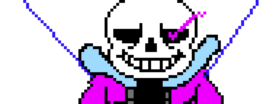 [53a360] grabs both error sans with the scarf and choke slams im *