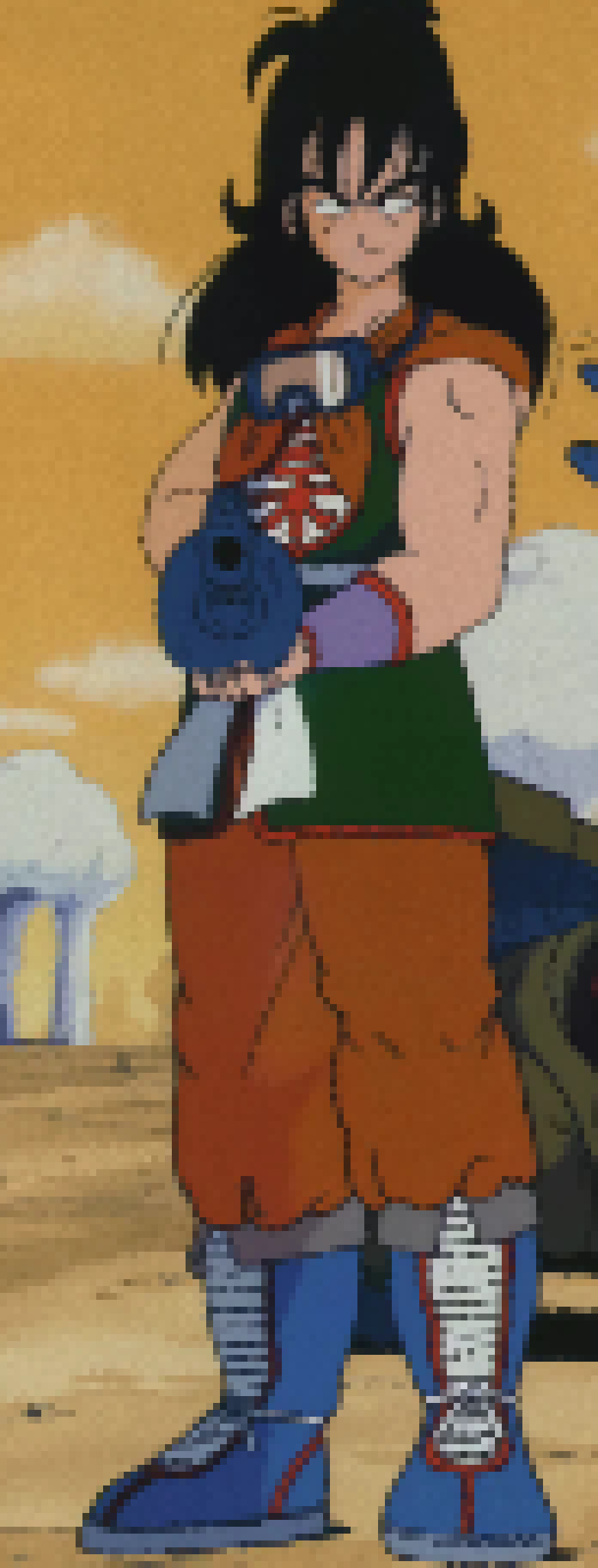 [c6eeac] Maybe later, but I'm not insane right this outfit combined with the Vegeta one teen Gohan was wearing has to create something fire ri