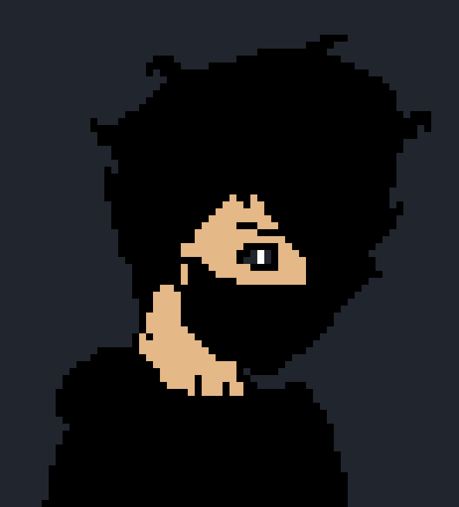 [e62ffc] -{ He gets behind the grim sans guy with no name] Piss.