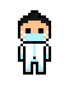 [fd684d] Kenji Endo Pixel Art (Mask)