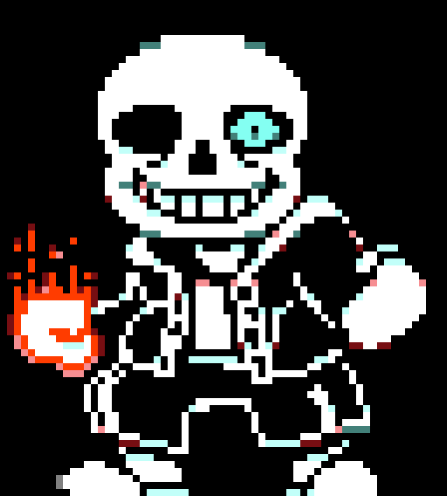 [6a27ef] *punches H*- Determined sans