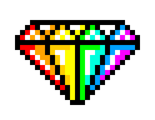 [9664c4] Rainbow diamond