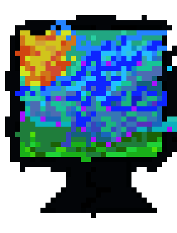 [f2b83f] Super detailed pixel computer