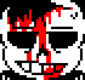 [7ce906] *(Demented appears behind tim.) Boo. -HorrorTale Sans