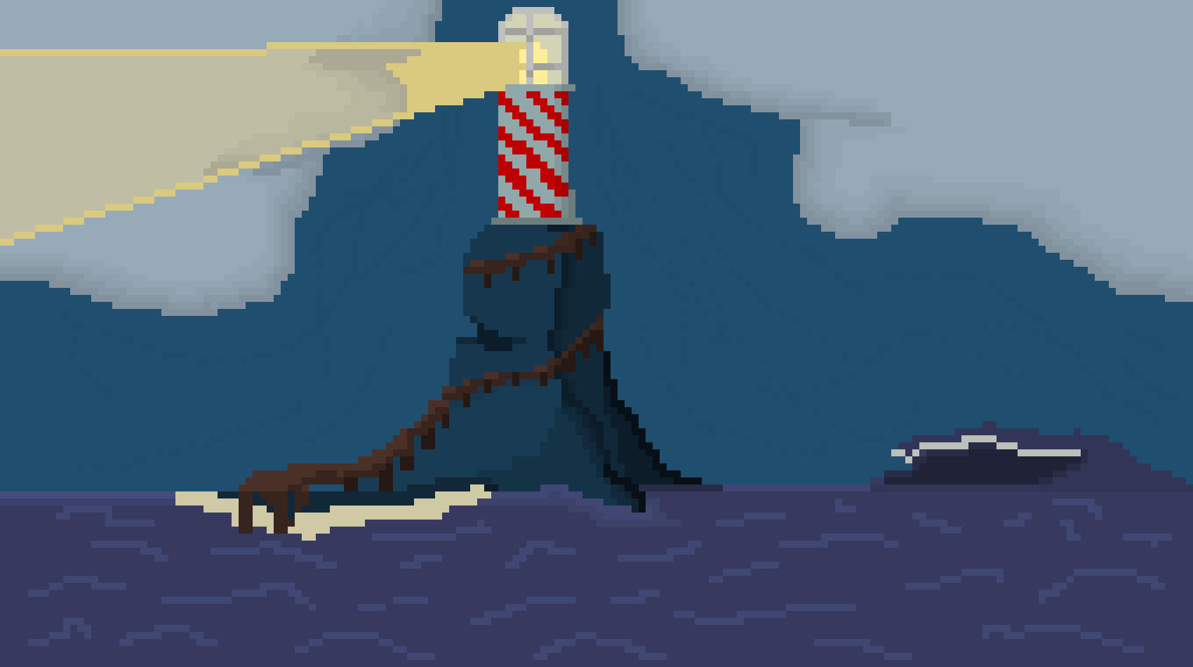 [44838c] Lonely Lighthouse