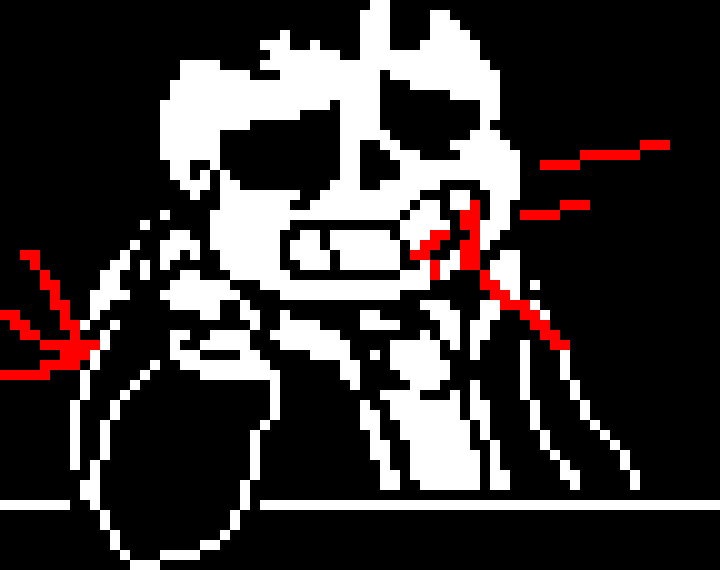 [11a9d7] -spits out blood- W-Why D-Do I Always H-Have To D-Die!-Shop Keeper Sans