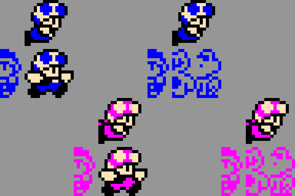 [63f303] Frog Toad & Frog Toadette