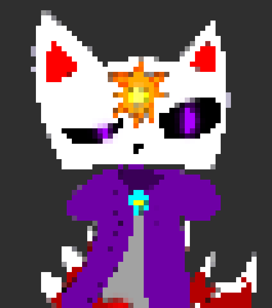 [5b2f3e] Background in darkmode colors, (in case someone is using lightmode) - he has a hand in his pocket, the other one out of his pocket, the hands are ghastly gloves. as he is a ghost. 