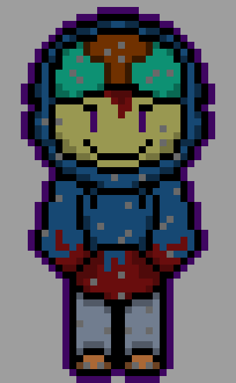 [a228fa] *He throws about 30 knives in the air, and one by one they fly into a nearby building and destroy it.*