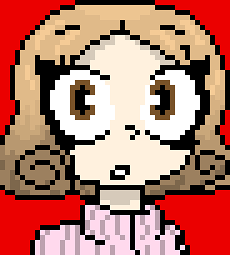 [f7c573] *haru heard the knocking* huh? who's there? 