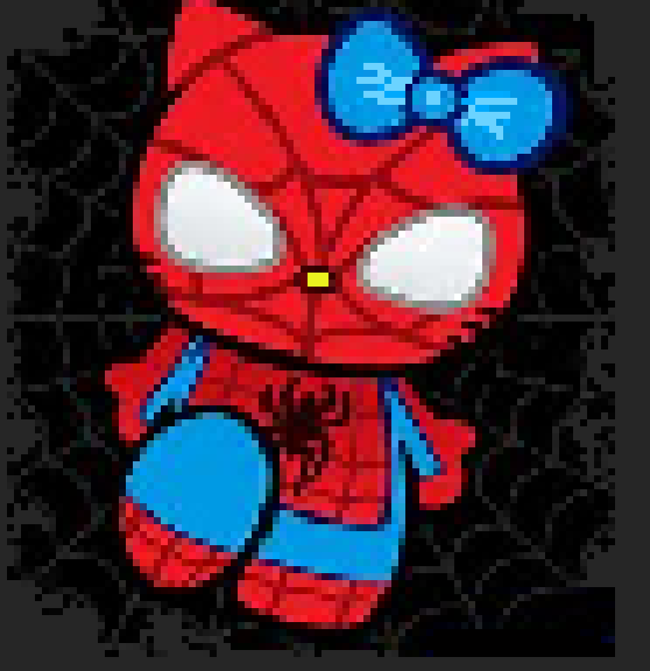 [85c139] Spider Man<3Hello Kitty