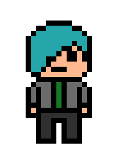 [cbe3fb] Danganronpa pixel sprite Cameron