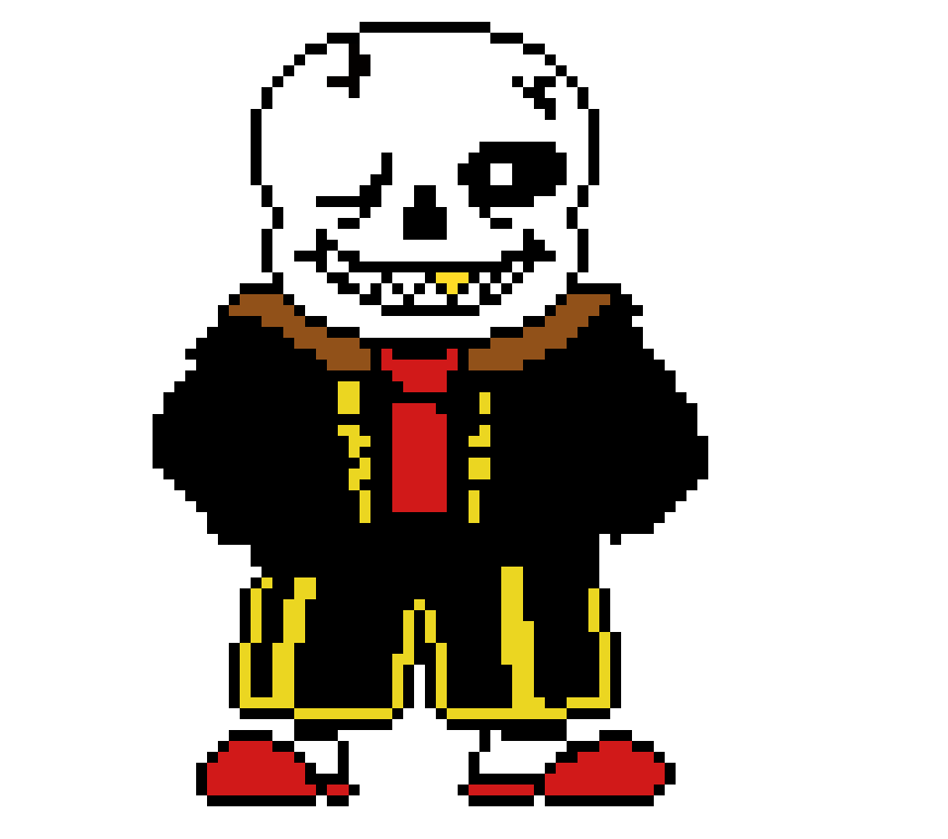[7ce906] Underfell Sans winking