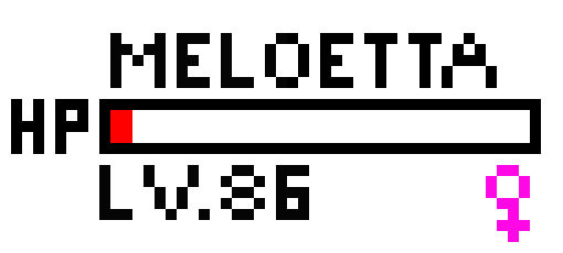 [e8ed68] Meloetta red