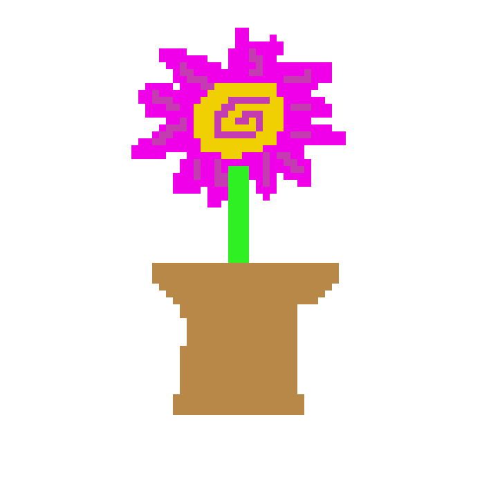 [9664c4] Flower in a pot