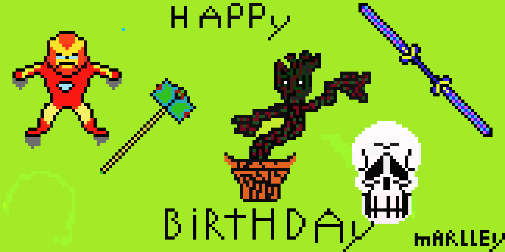 [9664c4] birthday card for marley 