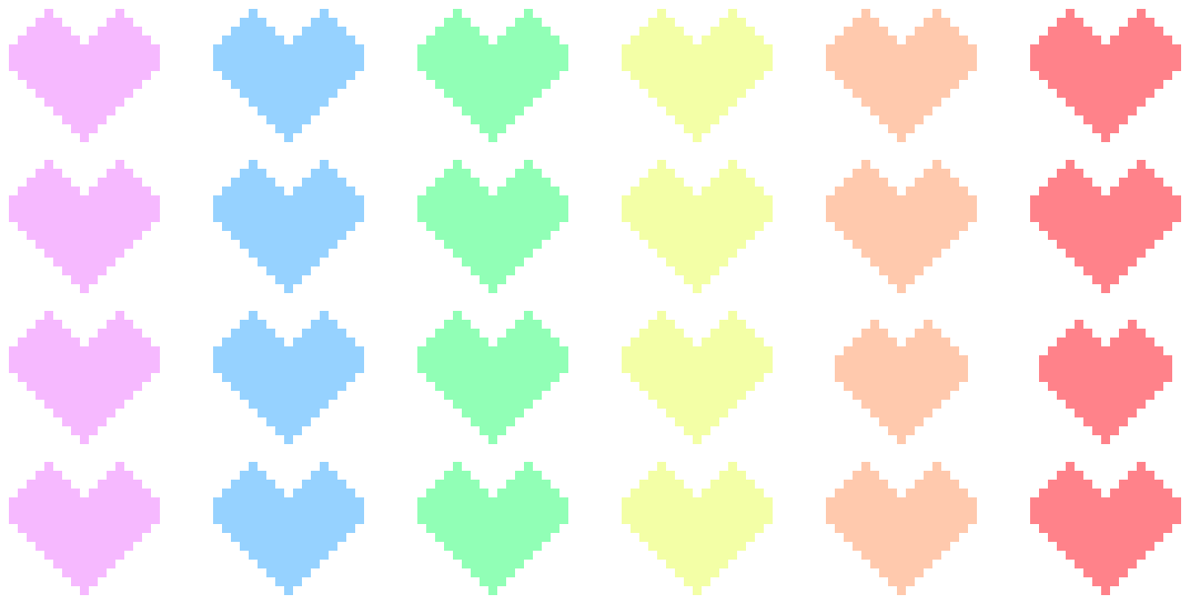 [9664c4] Rainbow Hearts for everyone!