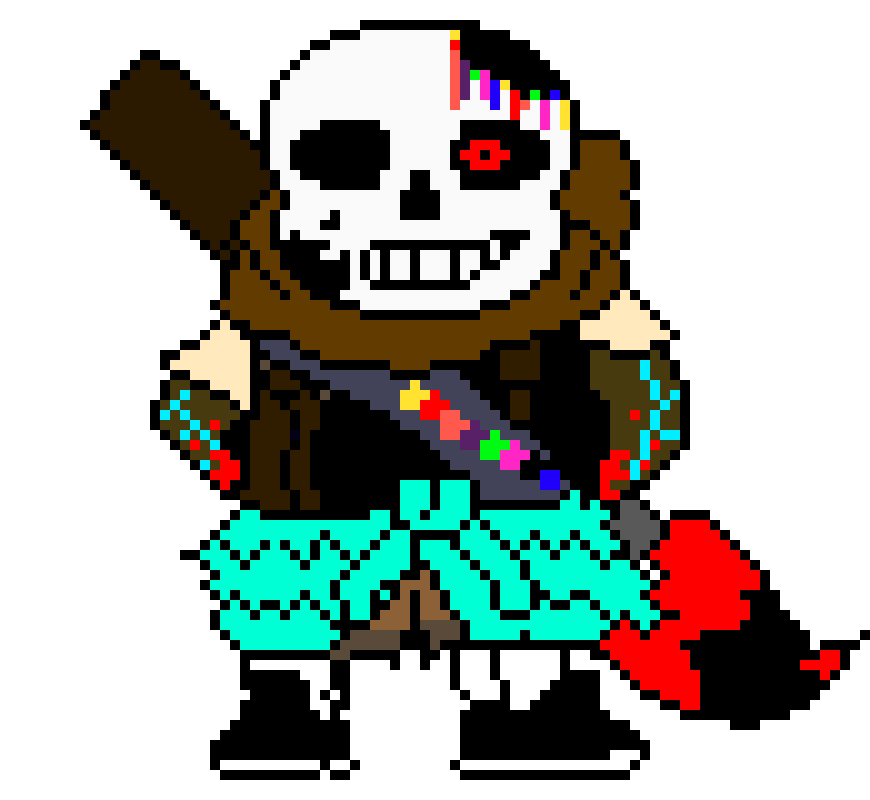 [38a785] horror!Ink Sans Sprite