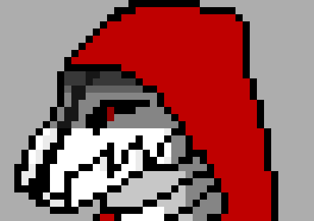 [7398c2] *Walks next to the target* Hit me with it :Red